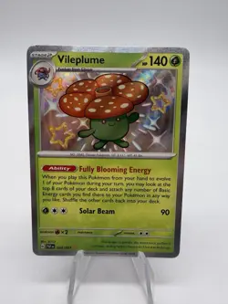Pokemon - Vileplume - 094/091 - SV Paldean Fates - Shiny Rare Card - Image 1