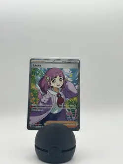 Pokemon TCG Stellar Crown Lacey Trainer Full Art Ultra Rare Holo Card 166/142 NM - Image 1