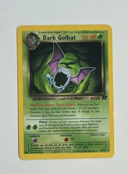 Dark Golbat 24/82 - Team Rocket Set - WOTC Pokemon Card 2000 - VG Condition - Image 1