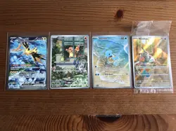 Pokemon TCG SIR Holo Card Lot (4ea, Mimikyu is Factory Sealed, All Mint) - Image 1
