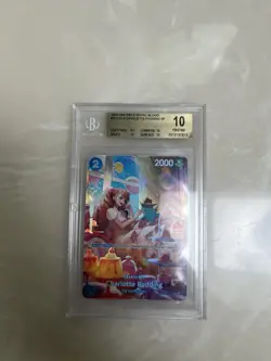 ONE PIECE CARD GAME BGS 10 PRISTINE GOLD LABEL OP10 ENGLISH CHARLOTTE PUDDING SP - Image 1