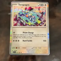 Terapagos 161/191 Pokemon Card Pokemon TCG Holo - Image 1
