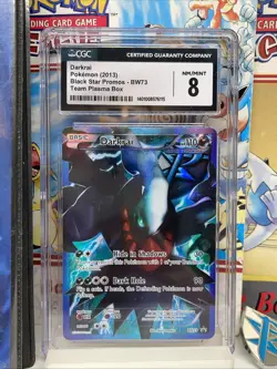 CGC 8 Darkrai 2013 Black Star Promos BW73 Team Plasma (Box) Pokemon Card - Image 3
