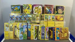 Pokemon Lot of Cards and Stickers All Pikachu #25 Pikachu Only Pokemon Lot of 33 - Image 2