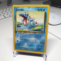 Pokemon card Totodile 1st Edition 81/111 Neo Genesis Near Mint - Image 1