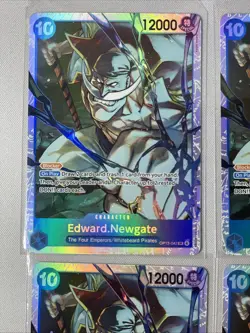 One Piece - Carrying On His Will Edward.Newgate SR OP13-042 Foil 4 Card Playset - Image 2