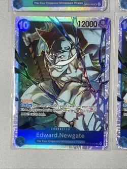 One Piece - Carrying On His Will Edward.Newgate SR OP13-042 Foil 4 Card Playset - Image 5