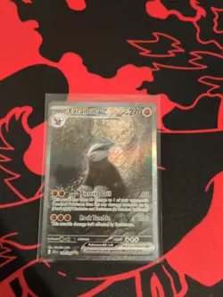 Pokemon Excadrill ex 168/086 SV Black Bolt Special Illustration Rare TCG Card - Image 1