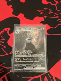 Pokemon Excadrill ex 168/086 SV Black Bolt Special Illustration Rare TCG Card - Image 3