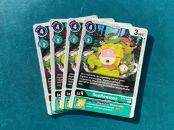 Sunflowmon BT10-048 Playset Xros Encounter Digimon Card Game x4 - Image 1
