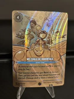 Disney Lorcana We Could Be Immortals Enchanted Card 219/204 - Image 1
