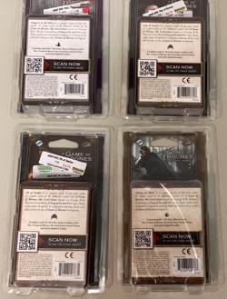 Lot of 12 GAME OF THRONES THE CARD GAME Chapter Packs 8 Unique / 4 Dupes SEALED! - Image 5
