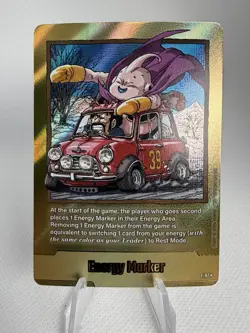 Fusion World Energy Marker E-87 Gold Manga Booster 02 Dragon Ball Card English - Image 1