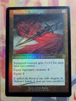 Blackblade Reforged (Foil) MTG The Brothers' War Retro Artifacts (BRR) (NM) - Image 1