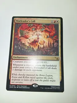 Warleader's Call - Ravnica: Murders at Karlov Manor MTG 0242 LP - Image 1