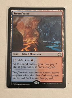 MTG Steam Vents - Lorwyn Eclipsed #267 - Image 1