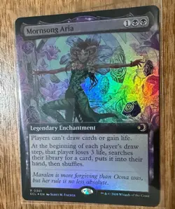 Mornsong Aria (Extended Art) [Lorwyn Eclipsed] Lightly Played Foil - Image 1