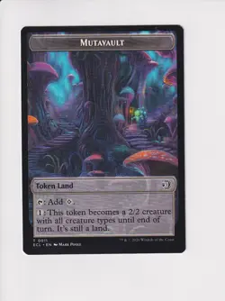 MAGIC THE GATHERING MTG LORWYN ECLIPSED DOUBLE SIDED TOKEN ELK / MUTAVAULT - Image 2