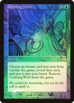 Judgment MTG FOIL Cunning Wish Magic - Image 1