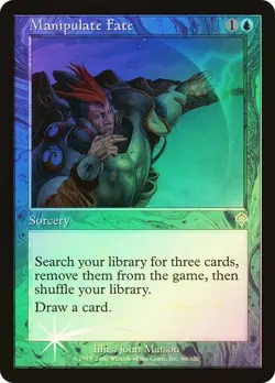 Invasion MTG FOIL Manipulate Fate Magic - Image 1