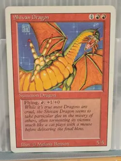 Mtg SHIVAN DRAGON LP Revised Edition -Argo- - Image 1