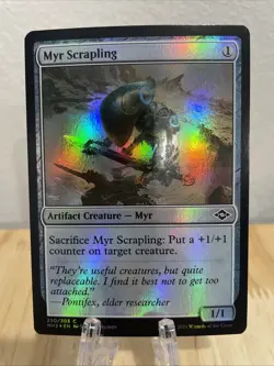 MTG Myr Scrapling FOIL #230/303 Modern Horizons 2 Common MH2 NM/M - Image 1