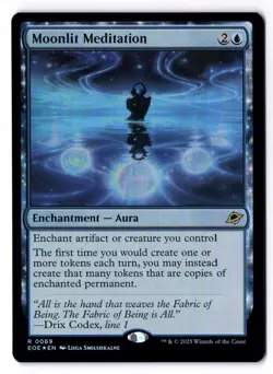 Moonlit Meditation NM* FOIL Edge OF Eternities ENGLISH 0069 mtg -UnltdCards - Image 1
