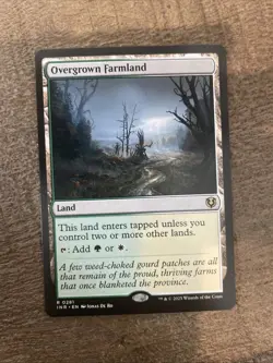 Overgrown Farmland R Innistrad Remastered 281 NM Free Shipping - Image 1