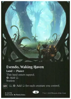 Edge of Eternities #279 Evendo, Waking Haven (Borderless) Foil - Image 1