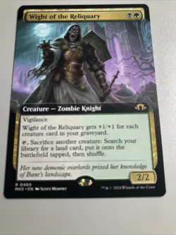 NM Wight of the Reliquary Modern Horizons 3 (Extended Art)(Pack Fresh) MTG - Image 2