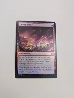 MTG - Lasting Tarfire (Foil) - Lorwyn Eclipsed NM/M Condition - Image 1