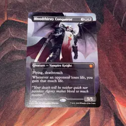 Bloodthirsty Conqueror X1 Mtg Foundations Nm Borderless - Image 1