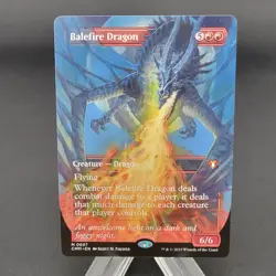 Balefire Dragon (Borderless) Commander Masters Regular #697 - Image 1