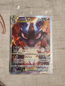Lucario VSTAR SWSH291 SWSH: Sword & Shield Promo Cards Holo Pokemon TCG Sealed - Image 1