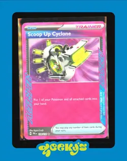 Pokemon TCG, Scoop Up Cyclone 128/131 - Prismatic Evolutions - Ace Spec Trainer - Image 1