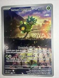 Pokemon TCG Teal Mask Ogerpon SVP Promos SVP123 Holo Promo Sealed, Near Mint +++ - Image 1