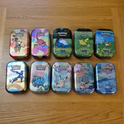 EMPTY Pokemon Mini Tin x10 bundle - Pokemon TCG - Image 1