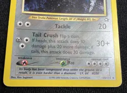 Steelix Neo Genesis 15/111 Unlimited Holo Rare Pokemon TCG - MP/HP - Image 4