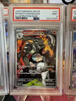 2025 Pokemon DRI Team Rocket Illustration Rare Set PSA 9 Lot of 4 Mint TCG - Image 2