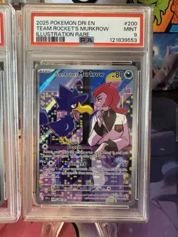 2025 Pokemon DRI Team Rocket Illustration Rare Set PSA 9 Lot of 4 Mint TCG - Image 3
