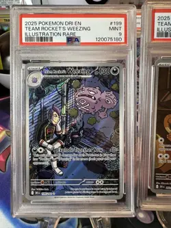 2025 Pokemon DRI Team Rocket Illustration Rare Set PSA 9 Lot of 4 Mint TCG - Image 5