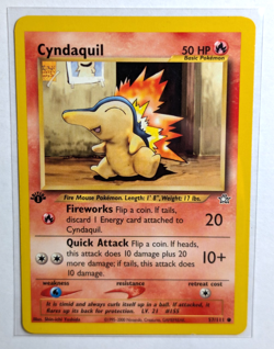 2000 Pokemon Neo Genesis 1st Edition Cyndaquil #57/111 - Image 1