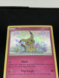 Pokemon MimikyuSun Moon SM163 Holo Rare Black Star Promo NM - Image 3