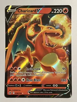 Pokemon TCG Charizard V Holo Ultra Rare Crown Zenith 018/159 - Image 1