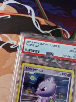PSA 9 mewtwo 9 /16 pokemon rumble - Image 2