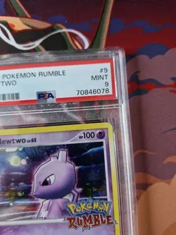 PSA 9 mewtwo 9 /16 pokemon rumble - Image 3