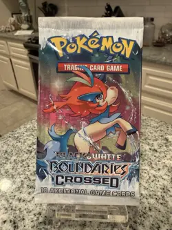POKEMON BLACK AND WHITE BOUNDARIES CROSSED BOOSTER PACK SEALED NEW - Image 1