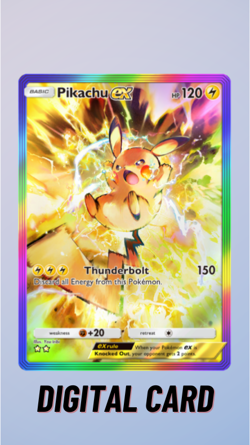 Pokemon TCG Pocket Pikachu EX Rainbow Shining Revelry 2 Star ⭐⭐ (English) - Image 1