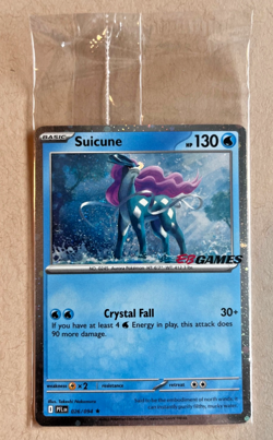 Pokemon Suicune 026/094 EBGames Stamped Cosmos Holo Promo Sealed - Image 1