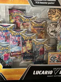 Pokemon Heavy Hitters Premium Collection Sealed Box Lucario V & Tyrantirar V!! 820650856716 - Image 3